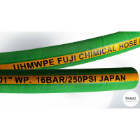 ШЛАНГ ДЛЯ ХИМИИ UHMWPE FUJI CHIMICAL HOSE ID1” WP. 16BAR/250PSI 25 мм